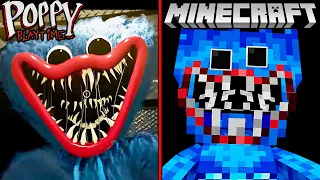 POPPY PLAYTIME ПРОТИВ МАЙНКРАФТ ХАГГИ ВАГГИ MINECRAFT HUGGY WUGGY