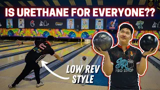 IS URETHANE TRULY FOR EVERYONE?? | Low Rev Bowler | Urethane vs Reactive Comparison!