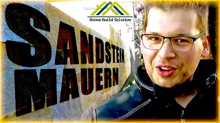 SANDSTEIN MAUERN | Mauer aus Sandstein bauen! | Home Build Solution