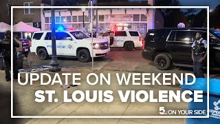 St. Louis police give update on violent weekend in the city, describe incidents as 'alarming'