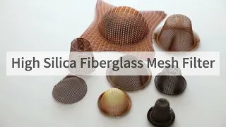 High Silica Fiberglass Mesh Filter for Molten Metal Filtration