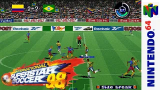 International Superstar Soccer 98 - Nintendo 64 - Todos os scenarios com legendas.