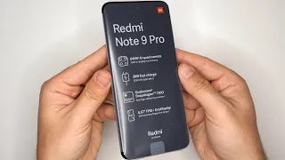 Xiaomi Redmi Note 9 Pro Global Version 6GB 128GB Interstellar Grey, NFC, 5020mAh,Unboxing-First Boot