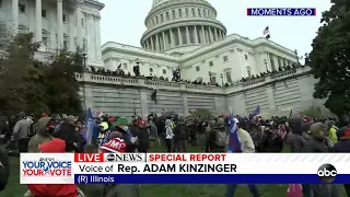 Rep. Adam Kinzinger declares US Capitol chaos 'a coup attempt'