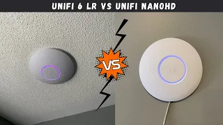 Unifi 6 LR vs Unifi NanoHD - Speedtest and iPerf test