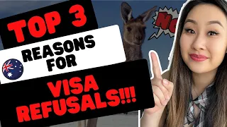 Top 3 reasons for Visa Refusals in Australia! Watch this before you make a visa application!