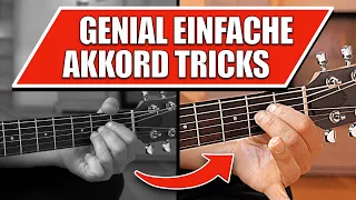 Genial einfache Tricks für alle Akkorde