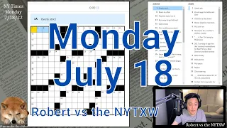 Learned a new idiom [0:13/2:35]  ||  Mon 7/18/22 New York Times Crossword