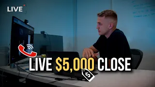 Closing a $5,000 Sales Client *LIVE Footage*