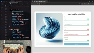 ASMR Programming - JavaScript Form Validation - No Talking