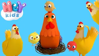 Doidas Andam as Galinhas 🐓 Musicas infantil brasileira | HeyKids Português