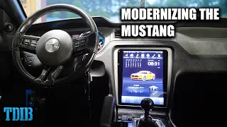 Installing a TESLA SCREEN In My Mustang GT! Modernizing the Mustang