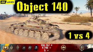 World of Tanks Object 140 Replay - 7 Kills 11K DMG(Patch 1.7.0)