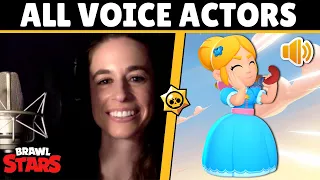 🔊All Brawlers Voice Actors in Real Life! (With Piper) - All Brawl Stars Characters Voice Acting