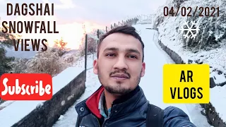 Dagshai Snowfall ☃️🌡️🌨️ || HIMACHAL PRADESH || With AR Vlogs.