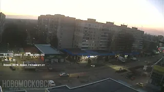 Timelapse 01-12-2021 - Новомосковск, Украина