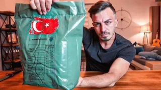 TÜRK ASKERİ YEMEKLERİNİ DENEDİM!! | TURKISH MRE