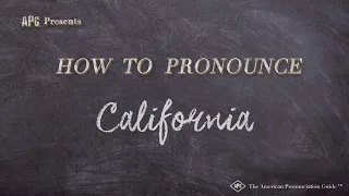 How to Pronounce California (Real Life Examples!)