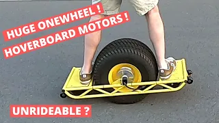 How to build a big DIY onewheel (monowheel)!