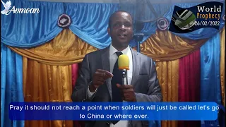 PROPHECY| RUSSIA'S INVASION OF UKRAINE IS A DIVERSION PRAY FOR TAIWAN| Prophet Emmanuel Zomba Malawi