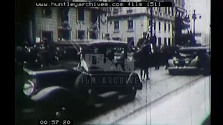 Assassination of the King of Yugoslavia, 1930's. Archive film 1511