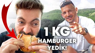 @FIRATSOBUTAY İLE ORMANDA BİR KILO HAMBURGER YEDİK!