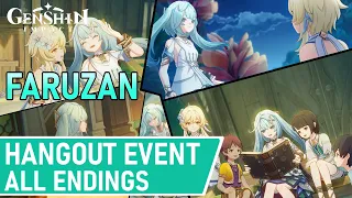 Faruzan Hangout Event Cutscenes (All Cutscenes & Endings) | Genshin Impact 3.5