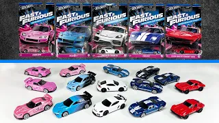 2024 Hot Wheels Women of Fast - New Silver Line Fast & Furious 5-car set Wal-Mart Exclusive Series