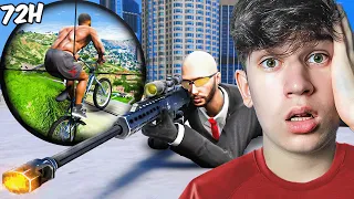 Spędziłem 72H jako HITMAN w GTA V..