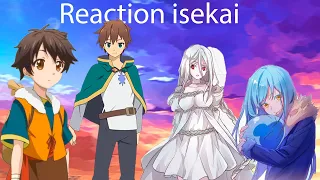 Isekai (Rimuru, Shiraori , Kazuma & Ryoma) react  Реакция исекаев друг на друга