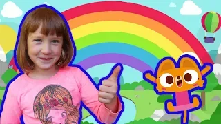 GAME PLAY SHOW of the Lingokids App | English Lesson: Learn Rainbow Colors