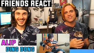 Alip Ba Ta - Friends React to Hide and Seek / ding dong // Amazing Guitar Solo Reaction