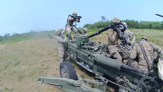 M777 Sling Load Joint Exercise Northern Strike 2018