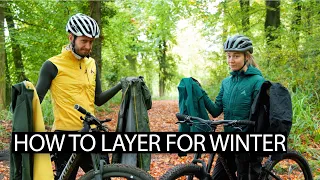 How to layer for winter mountain biking