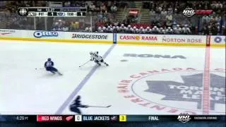 James Van Riemsdyk PPG 1-1 Mar 9 2012 Pittsburgh Penguins vs Toronto Maple Leafs NHL Hockey goal