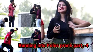 Running into Poles 🤣while Staring at😍Girls part-4 ||Epic Reactions 😅|onpublicprank