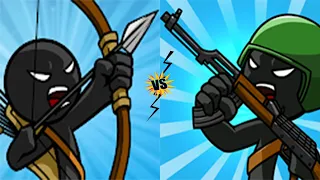 Stick War Legacy vs Stickman Modern Total War - New Stick War Game 2021 Final Boss New Skins Android