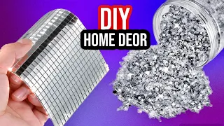 See How I Use Crushed Glass & Mirror Tiles To Create a Amazing & Glamorous Home Decor 2023