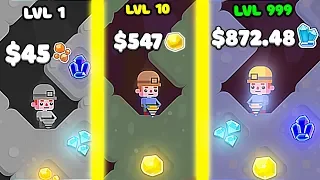 EVOLUTION OF MINER TO EARN MONEY IN GAME DIG MASTER!