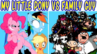 FNF Pibby My Little Pony Vs New Pibby Family Guy | Darkness is Magic V1 (Loyalty Lunacy) Pibby x FNF