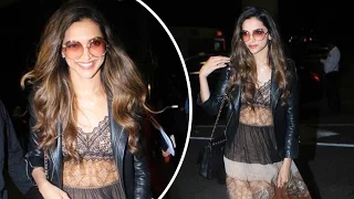 Gorgeous Deepika Padukone Snapped Leaving For Cannes