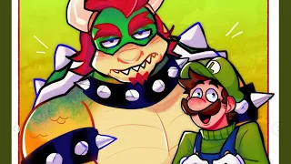 Funny and Adorable Bowser x Luigi Compilation (Mario Comic Dub)