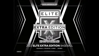 2023 ELITE EXTRA EDITION BASEBALL 10 BOX 1/2 CASE BREAK #30*5/17/24