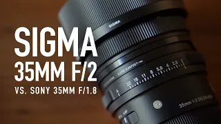 Sigma 35mm f2 Review (vs Sony FE 35mm f1.8)