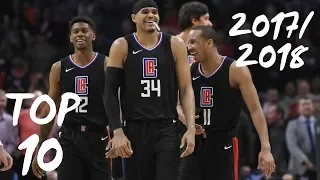 Los Angeles Clippers TOP 10 plays 2017/2018 NBA season