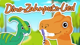 ♪ ♪  Das Dino-Zahnputz-Lied 🦕🪥 Kinderlied zum Zähneputzen