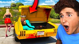 My Girlfriend KIDNAPPED ME In GTA 5 RP! (Too Far)