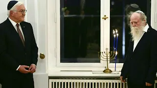 Steinmeier: Chanukkas in Deutschland sind "leuchtendes Wunder" | AFP