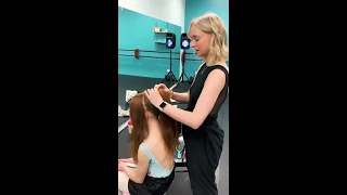 How to do twists into a Balanchine Bun