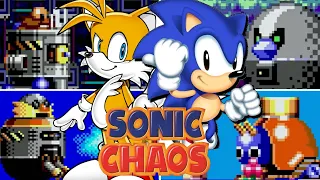 SONIC CHAOS (MASTER SYSTEM) - All Bosses (As Sonic & Tails)